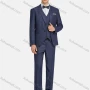 Wholesale Men's Formal Lapel Single Breasted Blazer & Waistcoat & Suit Pants 3-Piece Set 8-14# preview