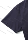 Wholesale Men's Basic Casual Round Neck Plain Embroidered T Shirt - Liuhuamall