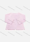 Wholesale Baby's Cute Long Sleeve Button Front Plain Knited Sweater Cardigan - Liuhuamall