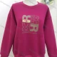 Wholesale Women's Casual Crew Neck Long Sleeve Letter Sweatshirt Rose Red Clothing Wholesale Market Liuhua
