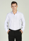 Wholesale Men's Formal Plain Collared Wrinkle-Resistant Long Sleeve Button Down Shirts - Liuhuamall