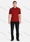 Wholesale Men's Short Sleeve Patch Pocket Plain Polo Shirt - Liuhuamall
