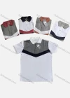 Wholesale Men's Casual 100%Cotton Colorblock Short Sleeve Polo Shirt - Liuhuamall