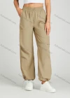 Wholesale Women's Drawstring Elastic Waist Patch Pocket Plain Sweat Pants MT278# - Liuhuamall