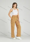 Wholesale Women's Casual Drawstring Multiple Pockets Elastic Waist Sweat Pants MT257# - Liuhuamall