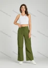 Wholesale Women's Casual Drawstring Flap Pockets Cargo Pants MT310# - Liuhuamall