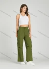Wholesale Women's Casual Drawstring Flap Pockets Cargo Pants MT310# - Liuhuamall