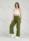Wholesale Women's Casual Drawstring Flap Pockets Cargo Pants MT310# - Liuhuamall
