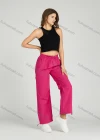 Wholesale Women's Casual Drawstring Flap Pockets High Waist Cargo Pants MT307# - Liuhuamall