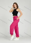 Wholesale Women's Casual Drawstring Flap Pockets High Waist Cargo Pants MT307# - Liuhuamall