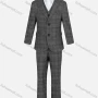 Wholesale Kid's Formal Lapel Pockets Plaid Print Single Breasted Blazer & Vest & Pant 3 Pieces Suit Set 31965-1# preview
