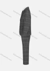 Wholesale Kid's Formal Lapel Pockets Plaid Print Single Breasted Blazer & Vest & Pant 3 Pieces Suit Set 31965-1# - Liuhuamall