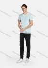 Wholesale Men's Athletic Sporty Breathable Plain Round Neck Short Sleeve Tee 206# - Liuhuamall
