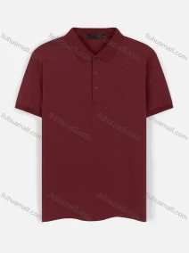 Wholesale Men's Casual Short Sleeve Allover Letter Print Daily Polo Shirt, LIUHUA CLOTHING WHOLESALE