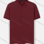 Wholesale Men's Casual Short Sleeve Allover Letter Print Daily Polo Shirt preview