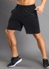 Wholesale Men's Plain Athletic Workout Elastic Waist Shorts 12019# - Liuhuamall