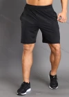 Wholesale Men's Plain Athletic Workout Elastic Waist Shorts 12019# - Liuhuamall