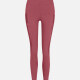 Women's Sporty High Waist Sheer Mesh Plain Legging Pale Violet Red Clothing Wholesale Market -LIUHUA