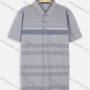 Wholesale Men's Short Sleeve Striped Pocket Casual Polo Shirt preview