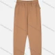 Wholesale Kid's Casual Plain Slant Pockets Elastic Waist Pants MB21BK496# Khaki Clothing Wholesale Market Liuhua