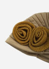 Wholesale Women's Casual Snail Decor Ruched Headwrap Hat - Liuhuamall