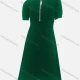 Wholesale Women's Elegant Plain Crew Neck Short Sleeve Pearl Decor High Waist Midi Dress 13# Clothing Wholesale Market Liuhua