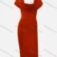 Wholesale Women's Elegant Plain Off Shoulder Strapless Bodycon High Waist Midi Dress 8# Clothing Wholesale Market Liuhua