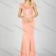 Wholesale Women's Glamorous Off Shoulder Plain Sequin Pleated Split Front Lace Trim Maxi Mermaid Evening Dress 7017# Melon Clothing Wholesale Market Liuhua