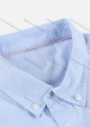 Wholesale Men's Plain 100% Cotton Long Sleeve Patch Pocket Button Down Casual Shirt - Liuhuamall
