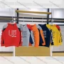 Wholesale Boys Round Neck Long Sleeves Large Letter Print Sweatshirt preview