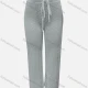 Wholesale Women's Vacation Plain Hollow Out Drawstring High Waist Cover Up Pants 3035# 501# Clothing Wholesale Market Liuhua