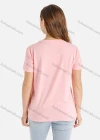 Wholesale Women's Casual Letter Crew Neck Short Sleeve Tee - Liuhuamall