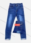 Wholesale Men's Casual Patch Pocket Wash Button Closure Denim Jeans - Liuhuamall