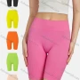 Wholesale Women's Casual Plain Skinny Fit Ribbed High Wasit Shorts E123# preview