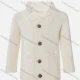 Wholesale Girls Long Sleeve Stand Collar Dual Pockets Button Front Sweater Cardigan Beige Clothing Wholesale Market Liuhua