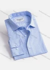 Wholesale Men's Formal Stand Collar Long Sleeve Button Down Plaid Print Shirt - Liuhuamall