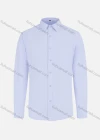 Wholesale Men's Business Plain Long Sleeve Shirt - Liuhuamall
