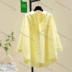 Wholesale 100% Cotton Long Sleeve shirt Yellow Clothing Wholesale Market Liuhua