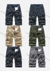 Wholesale Men's Casual Allover Plaid Print Multiple Pockets Shorts 66651# - Liuhuamall