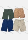 Wholesale Men's Casual Allover Pin Dot Print Patch Pocket Shorts M5052# - Liuhuamall