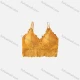 Wholesale Women's Pull-on Plain Guipure Lace Spaghetti Strap Bra Yellow Clothing Wholesale Market Liuhua