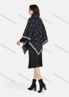 Wholesale Women's Casual Vintage Grid Pattern High Neck Cape 05# - Liuhuamall