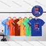 Wholesale Boy's Casual Letter Print Round Neck Short Sleeve Modal Cotton Tee preview