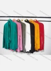 Wholesale Women's Casual Plain Long Sleeve Ruffle Trim Top - Liuhuamall