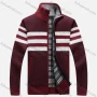 Wholesale Men's Casual Long Sleeve Full Zip Colorblock Chunky Knit Jackets preview