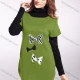 Wholesale Women's High Neck Bow-knot Pullover Sweater Apple Green Guangzhou Clothing Wholesale Market & Suppliers -LIUHUAMALL