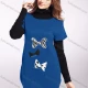 Wholesale Women's High Neck Bow-knot Pullover Sweater Blue Guangzhou Clothing Wholesale Market & Suppliers -LIUHUAMALL