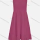 Wholesale Women's Elegant Off Shoulder Ruched Ruffle Hem Midi Dress 31# Clothing Wholesale Market Liuhua