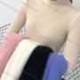 Wholesale Women's Casual High Neck Embroidery Slim Fit Plain Pullover Sweater #913 preview
