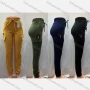 Wholesale Women's Casual High Waist Label Drawstring Plain Sweatpants With Flap Pockets preview
